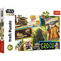 puzzle 160 star wars mandalorian grodu baby yoda trefl 6+