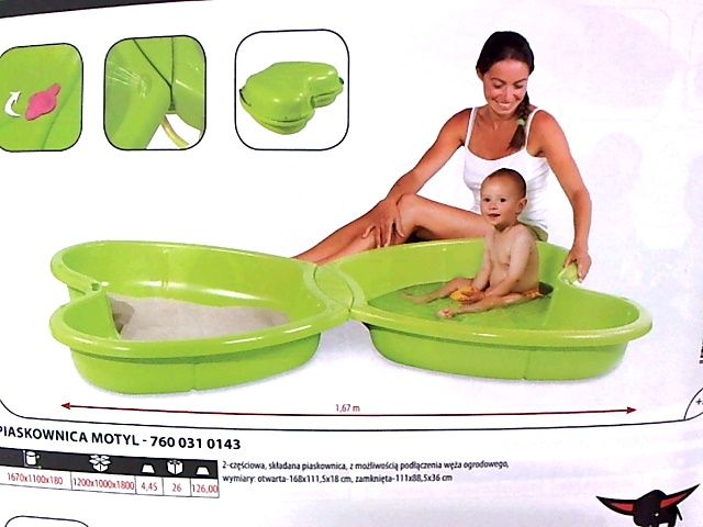 SMOBY piaskownica motylek 310143 zdjęcie 1