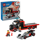 LEGO City 60493 Ciężarówka F1 z Bolidem Audi F1 Zespół Wyścigowy Laweta