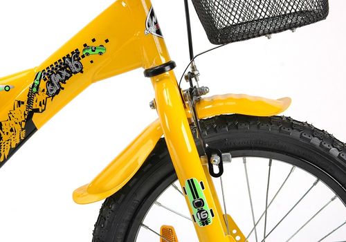 Rower 16 MEXLLER BMX żółt/czar. + koszyk na Arena.pl