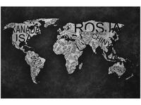 100 70CM OBRAZ PŁÓTNO WORLD MAP PŁÓTNO RAMA