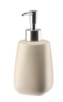 Dozownik ceramiczny do mydła PASTELLO beżowy matowy 400 ml