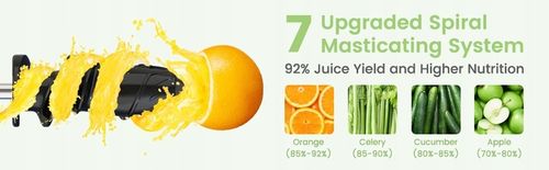 Wyciskarka Wolnoobrotowa do soku Fezen ZM1513 400W na Arena.pl