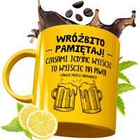 Złoty Kubek Premium Dla Wróżbity Prezent Z Nadrukiem Ze Zdjęciem