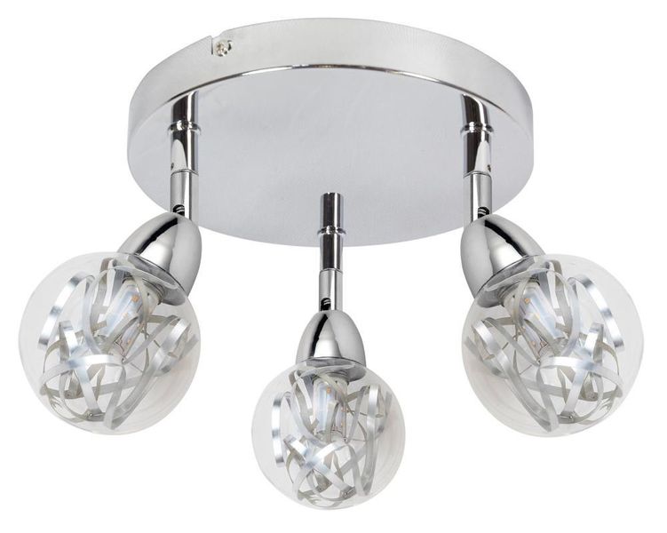 Bolo plafon 3x6W LED smd główka okrągła 1e z przegubem klosz wymienny kd sy zdjęcie 1