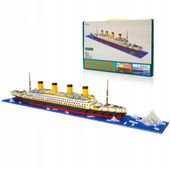 Zestaw Klocków Do Montażu Titanica Duży Statek 1860 Elementów