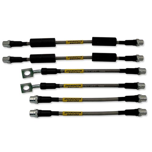 Audi A4 B5 - Zestaw Przewodów Hamulcowych Teflonowych W Oplocie Stalowym na Arena.pl