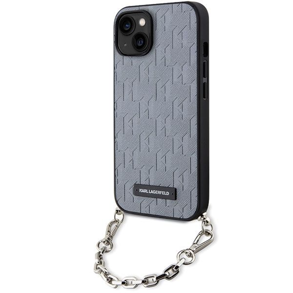 Etui Karl Lagerfeld do iPhone 15, iPhone 14, iPhone 13, Srebrny zdjęcie 1
