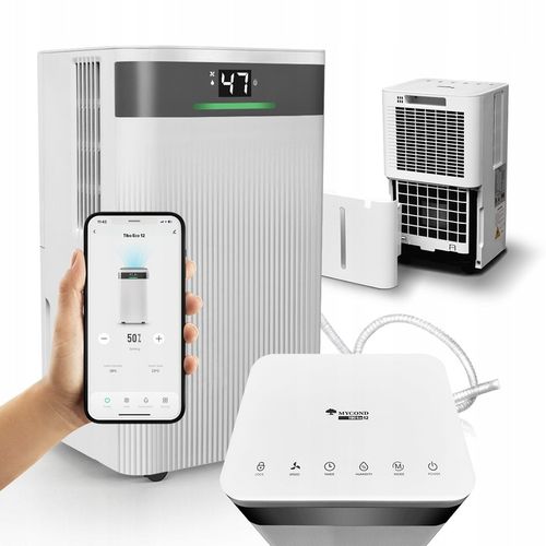 Osuszacz powietrza MYCOND Tibo Eco 12l/24h z Wi-Fi +Timer + Higrostat na Arena.pl