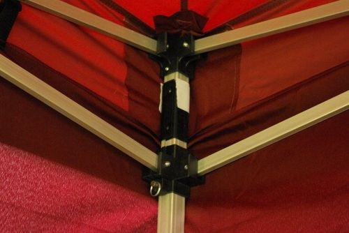 Pawilon ogrodowy rozkładany 3 x 6 m - bordowy na Arena.pl