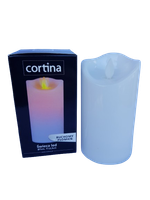 Wkład Led Cortina 12,5 cm *7 cm ruchomy płomień biały