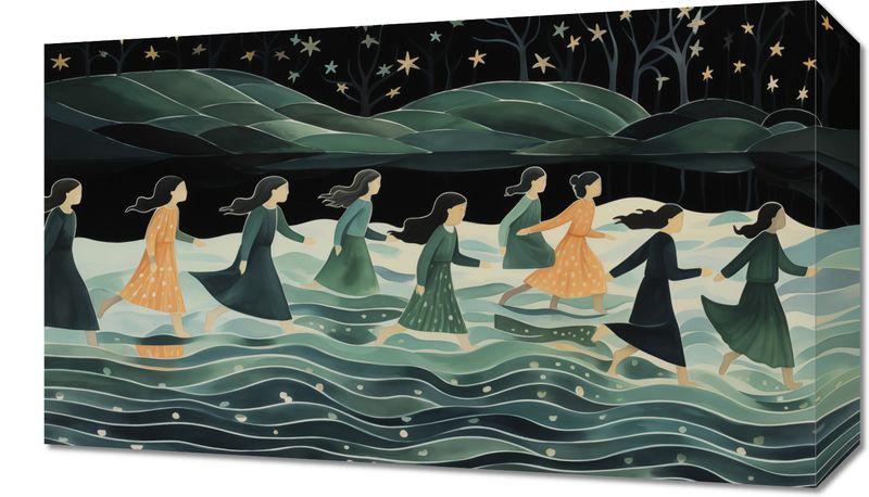 Obraz 50x30cm Nocna Procesja zdjęcie 1