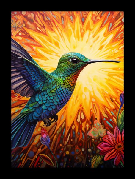 Plakat 20,5x28,4cm Koliber Barw zdjęcie 2