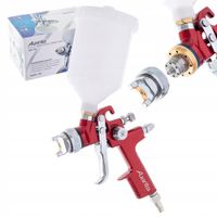 2X Pistolet Lakierniczy RED AUARITA HVLP 1.7mm AB-17 Zbiornik 600ml