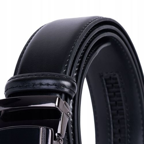 Pasek Skórzany SEPHER męski Automat CZARNY spodni na Arena.pl