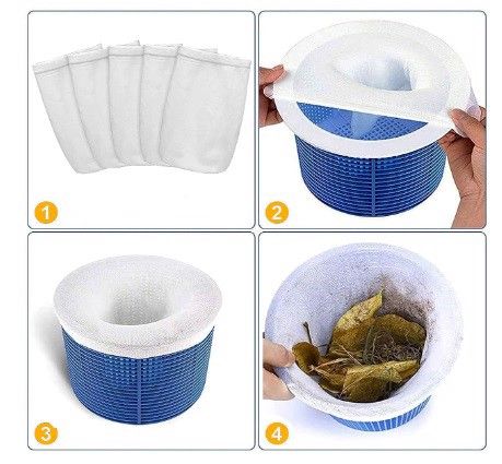 Skarpety do skimmerów basenowych elastyczne 5 szt na Arena.pl