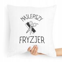 Poduszka Dla Fryzjera Najlepszy Fryzjer Prezent Z Nadrukiem Ze Zdjęciem