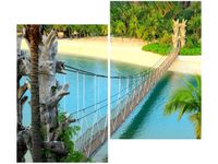 80X70CM WAKACJE WYSPIE SENTOSA DUO OBRAZ