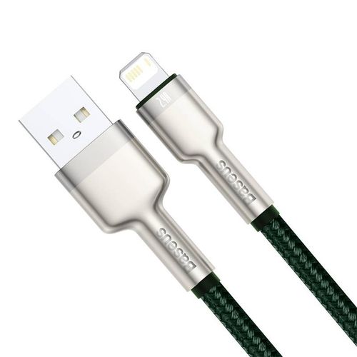 kabel usb do lightning baseus cafule, 2.4a, 1m (zielony) na Arena.pl