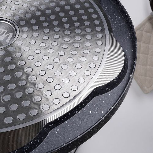 patelnia granitowa do 7 placuszków z uśmieszkami black&wood 199008 na Arena.pl