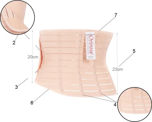 Orirose PAS mocno WYSZCZUPLAJĄCY modelujący brzuch talię poporodowy na na Arena.pl