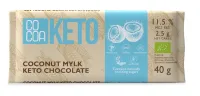 Czekolada Kokosowa MCT 40 g Bez Cukru, Bezglutenowa, Keto BIO