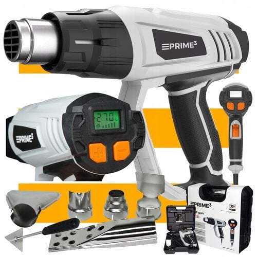 Opalarka 2000 W 600 C 2 Biegi Płynna Regulacja LCD Mocna + 6 Końcówek na Arena.pl