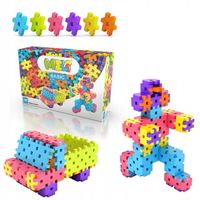 KLOCKI WAFLE KONSTRUKCYJNE MELI Basic 150 El MINI PUZZLE GOFRY EDUKACYJNE