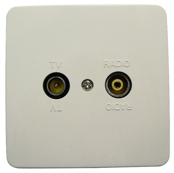 Maximum Wall outlet TV/Radio finish. zdjęcie 1