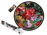 Podkładka na stół okrągła - Kwiaty barokowe, lilie (CARMANI)