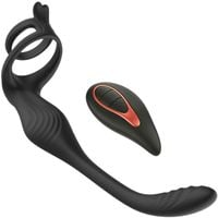 Masażer Prostaty Wibrator Męski Pierścień Erekcyjny Z Pilotem 11 Funkcji