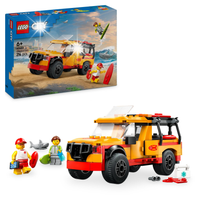 LEGO CITY ZESTAW FURGONETKA RATOWNIKÓW PLAŻOWYCH 214 ELEMENTÓW + FIGURKI 6+