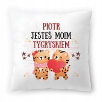 Poduszka Dla Piotra Na Urodziny Ze Zdjęciem Na Prezent Biała 40X40 Cm
