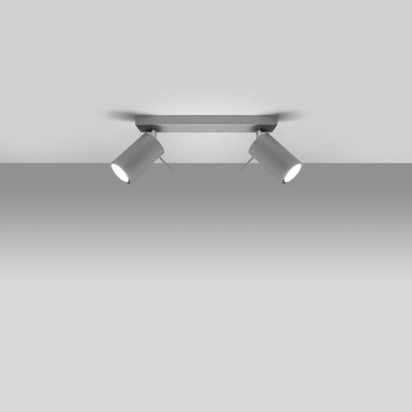 Plafon RING 2 szary zdjęcie 3