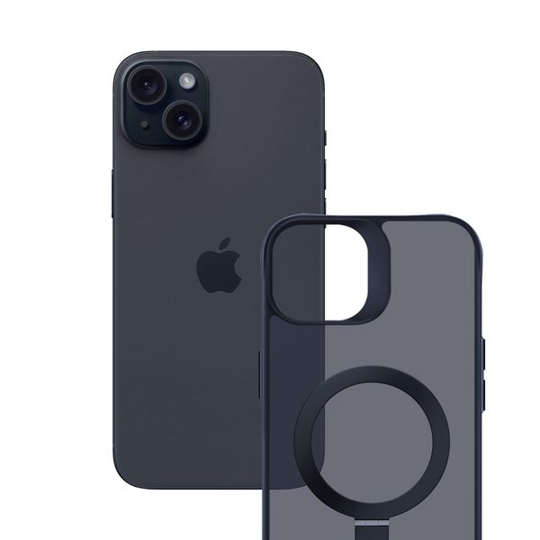 Apple iPhone 15 plus - 3mk Smoke Case Mag&Stand zdjęcie 13