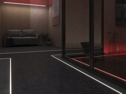 Profil LED Aluminiowy Do Płyt GK Gipsowych 10mm Wpuszczany Regips 2m na Arena.pl