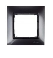 Simon54 ramka na 1-moduł antracyt