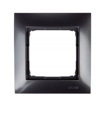 Simon54 ramka na 1-moduł antracyt zdjęcie 1