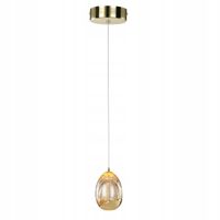 Lampa wisząca Italux Huelto LED, złoty szampański, 290lm, nowoczesna