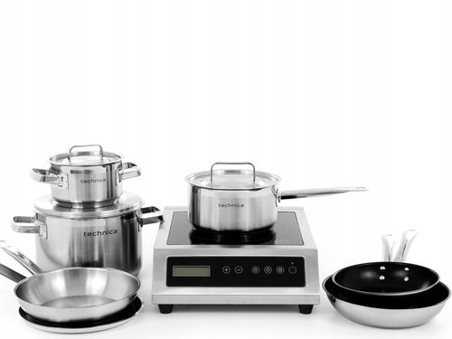 GARNEK INDUKCJA NIERDZEWNY 2,2 L NISKI 200 mm TROJWARSTWOWE DNO PRESTONA na Arena.pl