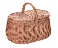 Kosz piknikowy z wikliny koszyk na piknik prezent