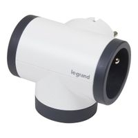 Rozgałęźnik obrotowy 2X2P+Z z USB A+C Legrand 049437