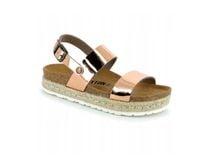 Sandały espadryle na niskiej platformie Bayton 40