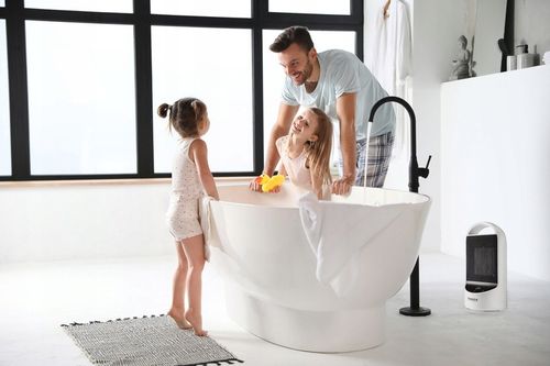 Termowentylator CERAMICZNY farelka obrotowa TERMOSTAT TIMER PANEL LCD 1500W na Arena.pl