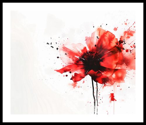 Plakat 60x50cm Płynna Akwarela na Arena.pl
