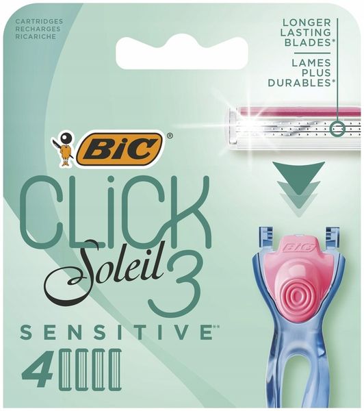 BIC CLICK 3 SOLEIL SENSITIVE MASZYNKA DO GOLENIA DLA KOBIET + 6 zdjęcie 7
