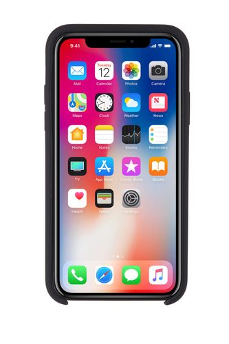 LEO SILIKON - Apple iPhone X / XS - BLACK na Arena.pl