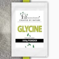 GLICYNA 500g AMINOKWAS GLYCINE SEN PAMIĘĆ SKÓRA 500 PORCJI + MIARKA