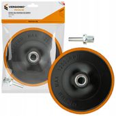 DYSK SZLIFIERSKI NA RZEP PAPIER ŚCIERNY KRĄŻKÓW 125mm + ADAPTER WIERTARSKI