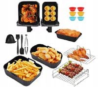 Akcesoria do Air Fryer frytkownicy duży zestaw 20 elementów
